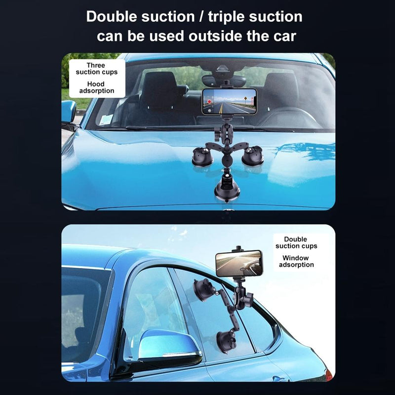 Articulating Magic Arm with Suction Cup Phone Clamp