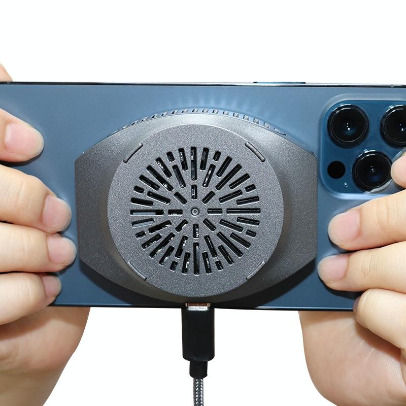 15W Magnetic Wireless Charger For Refrigeration - Black