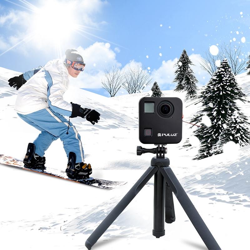 Aluminum Alloy Protective Cage for Gopro Fusion with Mount and Lens Caps