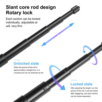 3m Metal Selfie Stick for Insta360 one Rs X2-x4
