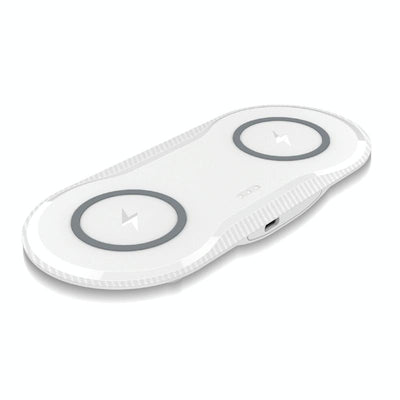 10W Dual Wireless Fast Charger For Qi Phones - Black