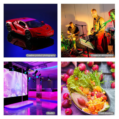 10.2 Marquee Led Beauty Light With Tripod And Remote - Dual-Colour Ring Light For Vlogging And Photography