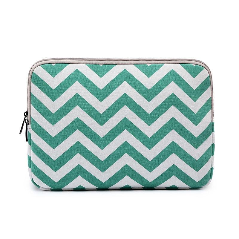 12 Wavy Pattern Notebook Liner Bag - Wavy Design - Black