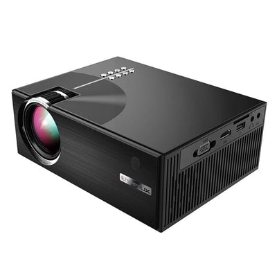 Smart Projector 1800 Lumens 720P / 1080P Hd Hdmi / Usb / Vga / Av / Sd - Black