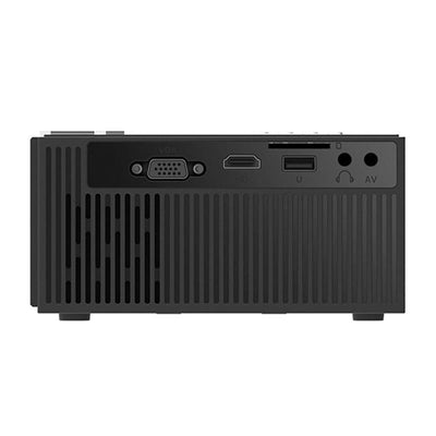 Smart Projector 1800 Lumens 720P / 1080P Hd Hdmi / Usb / Vga / Av / Sd - Black