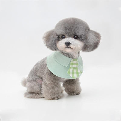 Pet Shawl Scarf Saliva Towel Dog Clothes Accessories - Size L - Yellow