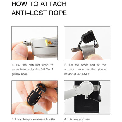 Anti-Lost Phone Holder Clip For Dji Om4 / Mobile 3