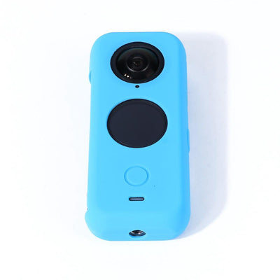 Full Body Dust Proof Silicone Protective Case for Insta360 one X2 - Black