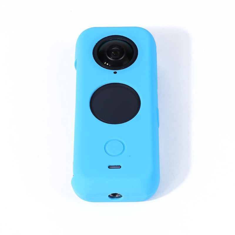 Full Body Dust Proof Silicone Protective Case for Insta360 one X2 - Black