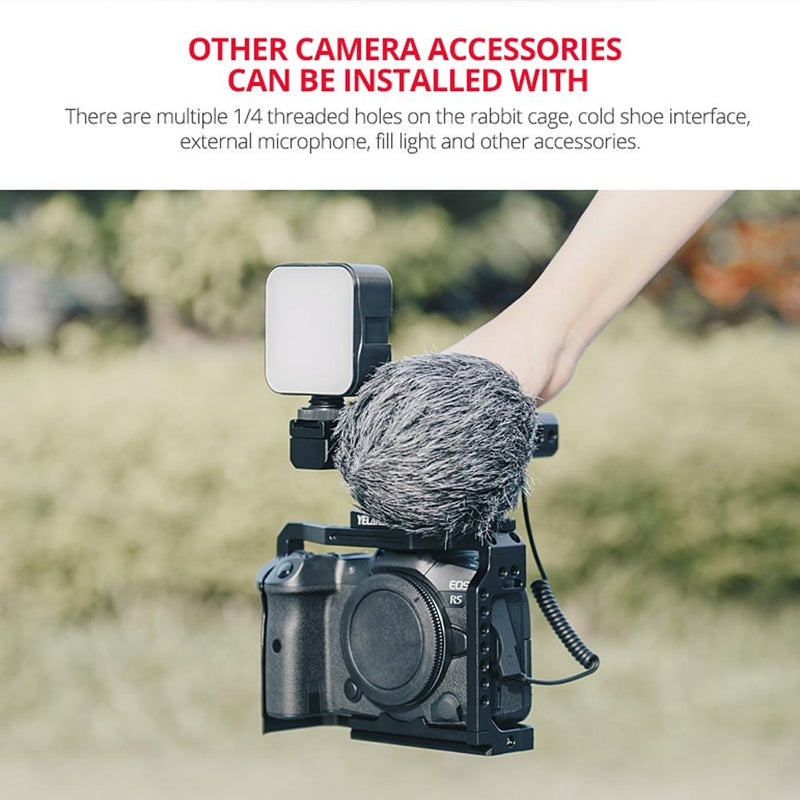 Canon R5 / R6 Video Camera Cage Stabilizer With Handle