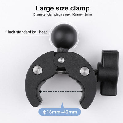 Adjustable 360 Degree Bike / Motorcycle Handlebar Mount For Action Cameras