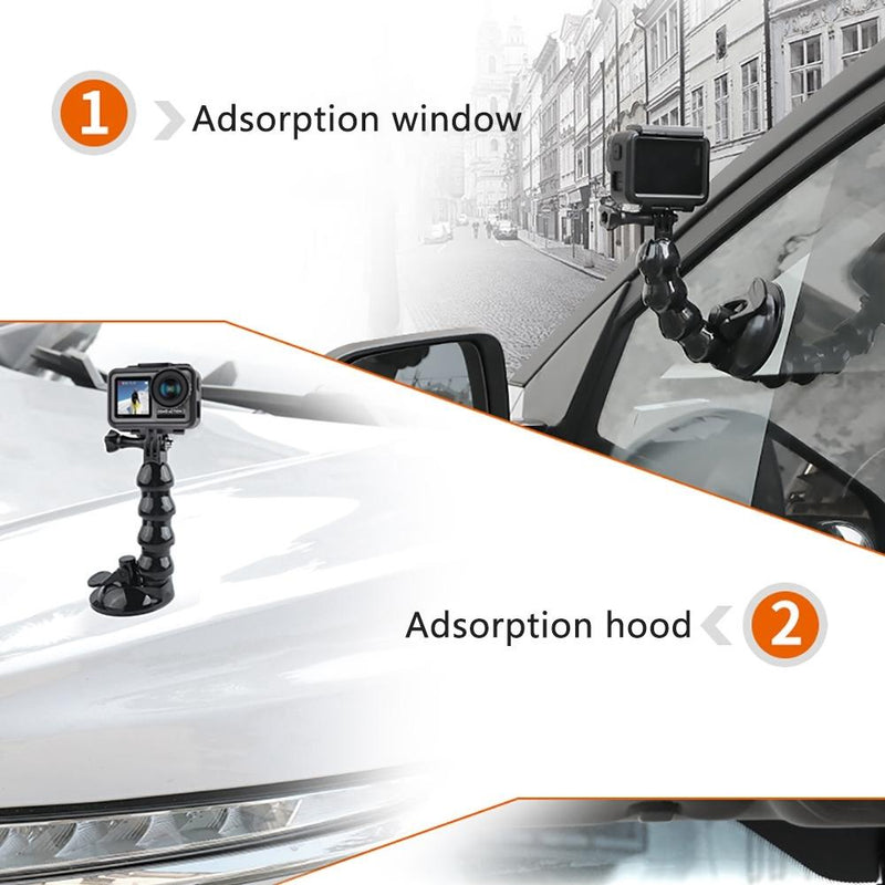 Universal Suction Cup Mount for Gopro and Other Action Cameras