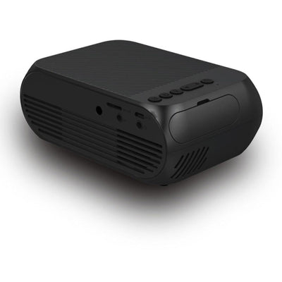 Mini Led Projector Home Theater Supports Hdmi & Av & Sd & Usb - Black