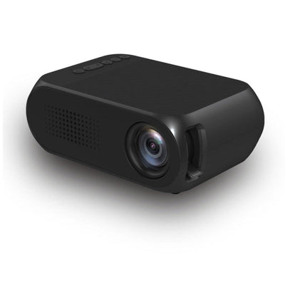 Mini Led Projector Home Theater Supports Hdmi & Av & Sd & Usb - Black