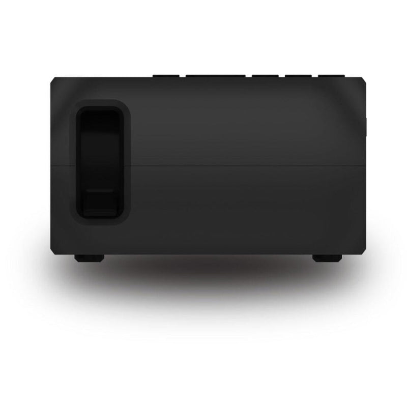 Mini Led Projector Home Theater Supports Hdmi & Av & Sd & Usb - Black