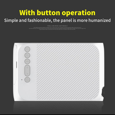 Mini Led Projector Home Theater Supports Hdmi & Av & Sd & Usb - Black