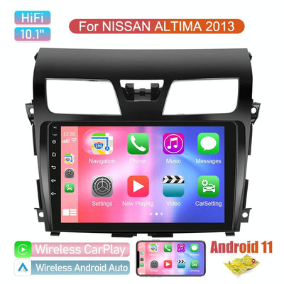 10.1 Inch Car Mp5 Player For Nissan Teana 13-16 - 4G 8 + 128G Reversing Video Screen - Standard + Ahd Camera