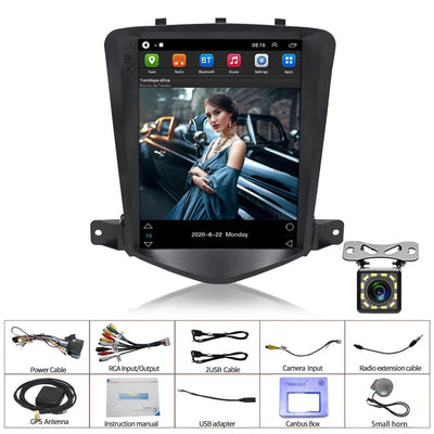 9.7 Inch Navigation System For Chevy Cruze + 12-Light Camera - 2 + 32G Standard + 12 Light Camera
