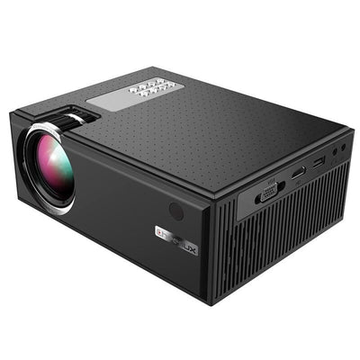 1800 Lumens Hd Wifi Smart Projector - Hdmi / Usb / Vga / Av - Black