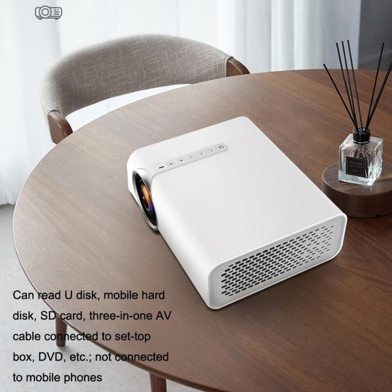 Compact 1080P Led Home Projector - Yg530 - Black