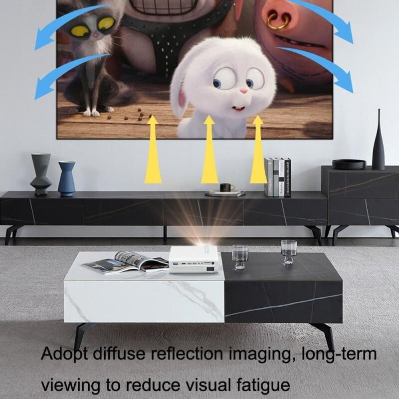 Compact 1080P Led Home Projector - Yg530 - Black