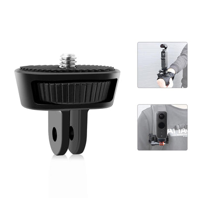 Adjustable Action Camera Tripod Adapter - 1 / 4 Screw