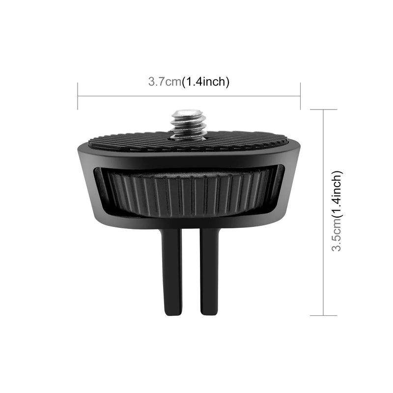 Adjustable Action Camera Tripod Adapter - 1 / 4 Screw