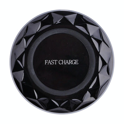 1M Fast Charging Wireless Charger Diamond Qi Standard - Black