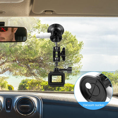 Aluminum Alloy 3 Car Suction Cup Mount
