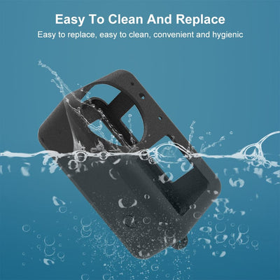 Protective Silicone Case with Lens Cap - Black