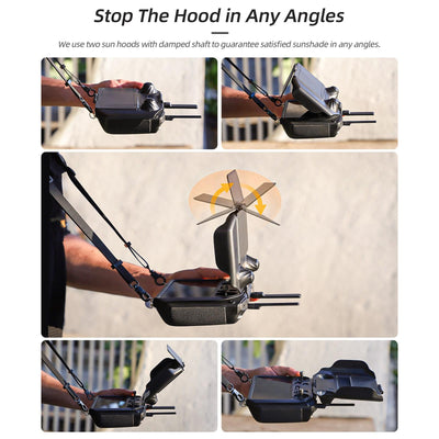 2-in-1 Sun Hood & Screen Protector for Controllers and Monitors