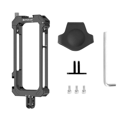 Metal Protective Cage for Insta360 X3 with Cold Shoe and Tripod Adapter