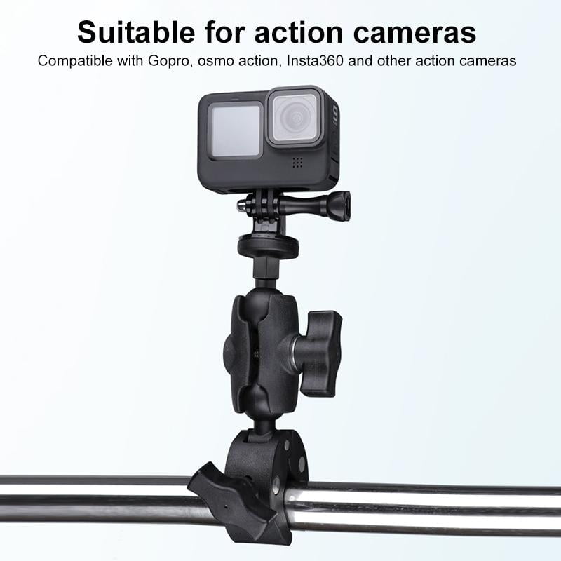 Adjustable 360 Degree Bike Handlebar Mount For Action Cameras