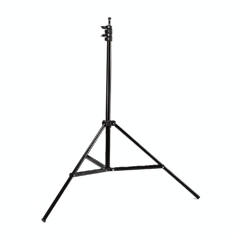Aluminum Light Stand For Studio Flash - 1.9M Height - Black