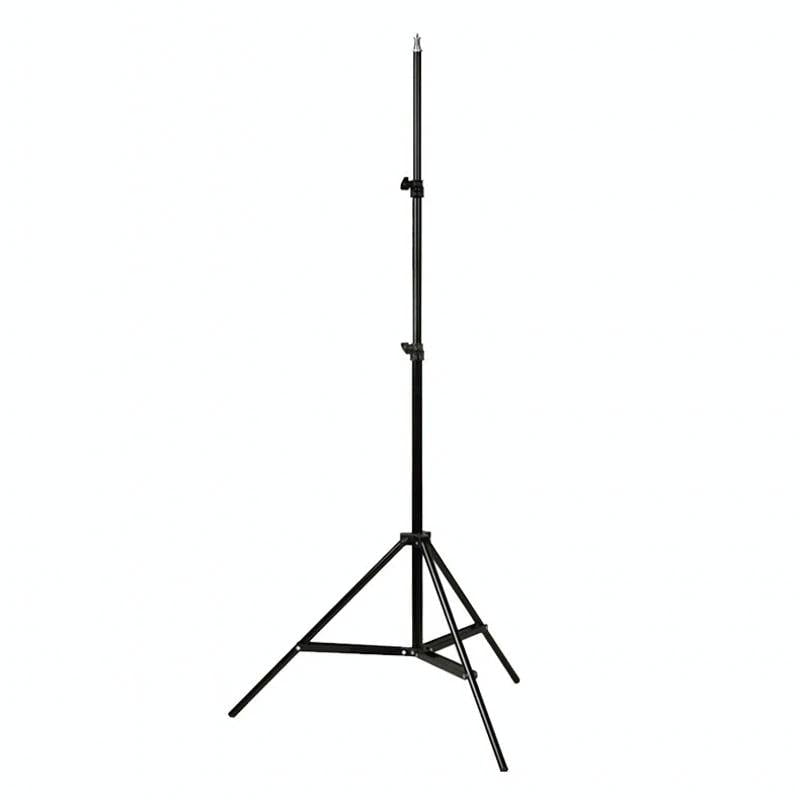 Aluminum Light Stand For Studio Flash - 1.9M Height - Black