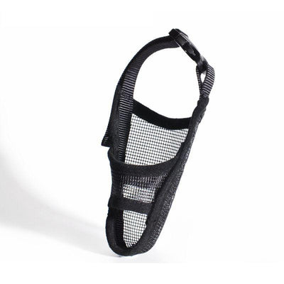 Dog Mouth Cover Anti-Bite Mesh Dog Mouth Cover Medium And Large Dogs Anti-Drop Mask Xl - Black