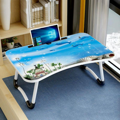 Adjustable Folding Laptop Desk With Non-Slip W-Shaped Legs - Portable And Compact - Hcb5116B