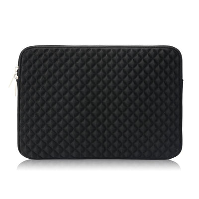 12-13 Inch Diamond Texture Laptop Liner Bag In Black - Lb0146B
