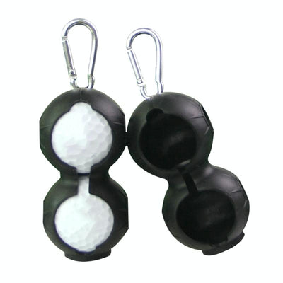 2-Pack Golf Silicone Double-Ball Protection Sleeves - Black