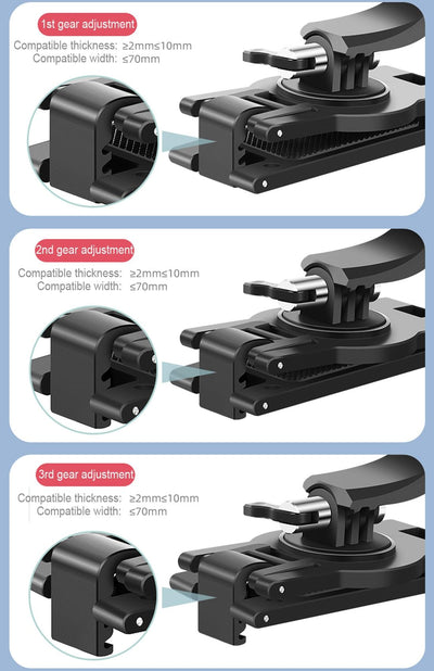 360 Degree Rotating Quick Release Backpack Strap Mount For Gopro Hero 12