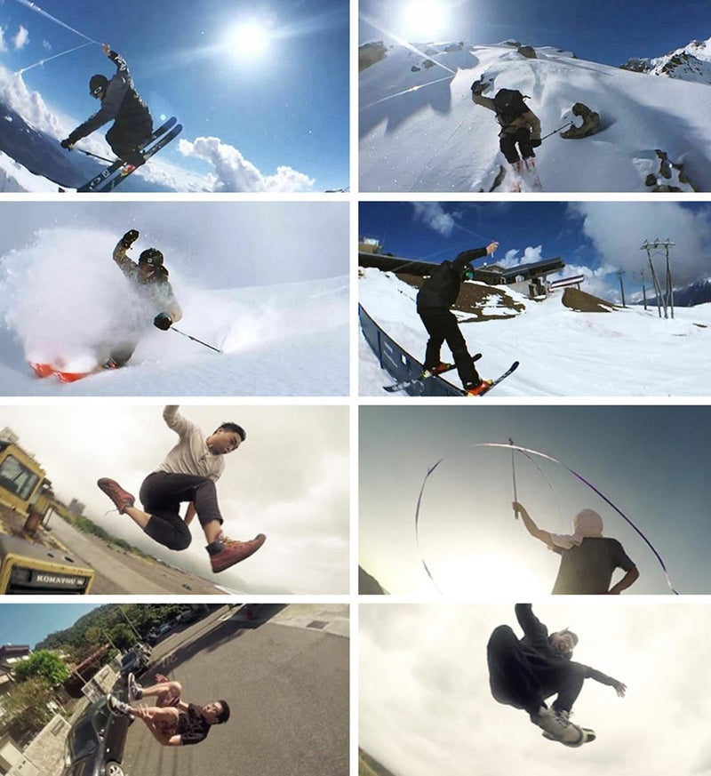 360 Degree Selfie Mount for Action Cameras with Flex Clamp