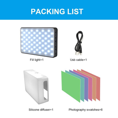 120 Led Live Broadcast Video Light with 6 Colour Filters