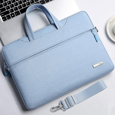 16.1 Inch Inner Bag With Shoulder Strap For Handbag Or Laptop - Blue