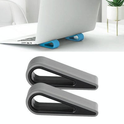 Adjustable Notebook Stand for Improved Cooling and Comfort - Black
