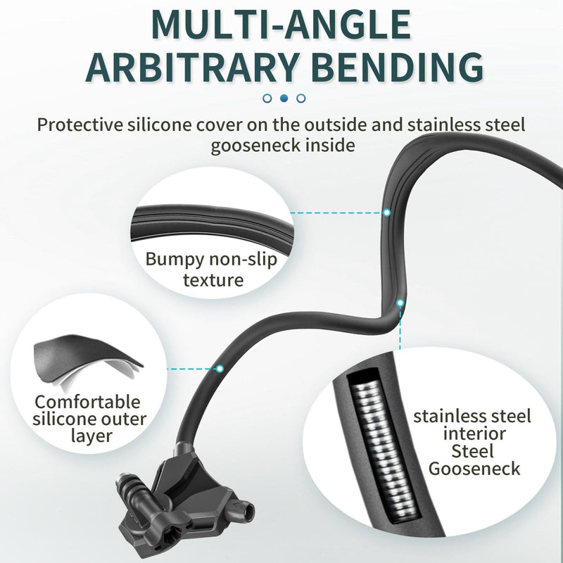 Adjustable Neck Vlog Bracket for Dji Gopro Insta360 Action Cameras and Smartphones