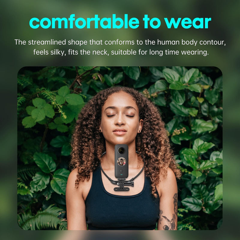 Neck Camera Holder for Hands-free Vlogging and Fpv Recording