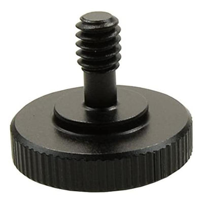 Male To Female Screw Adapter For Light / Stand Fixing - Black 1 / 4 Inch