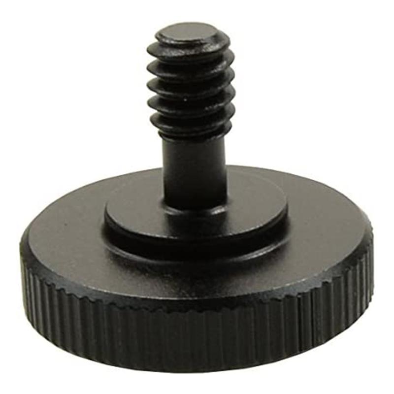 Male To Female Screw Adapter For Light / Stand Fixing - Black 1 / 4 Inch