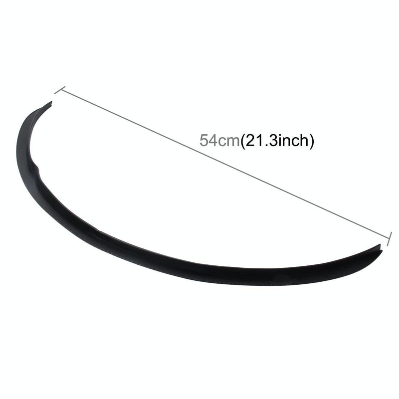 2 Pcs 45Cm Car Stickers Rubber Large Round Arc Strips Universal Fender Flares Wheel Eyebrow Decal Sticker Eyebrow Car-Covers Black Striped Round Arc Strips - 45 X 2Cm