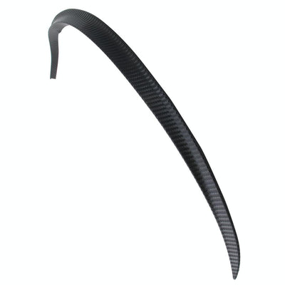 2 Pcs 45Cm Car Stickers Rubber Large Round Arc Strips Universal Fender Flares Wheel Eyebrow Decal Sticker Eyebrow Car-Covers Black Striped Round Arc Strips - 45 X 2Cm